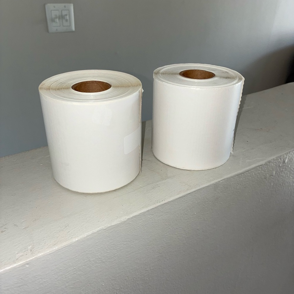 White Thermal Label Rolls